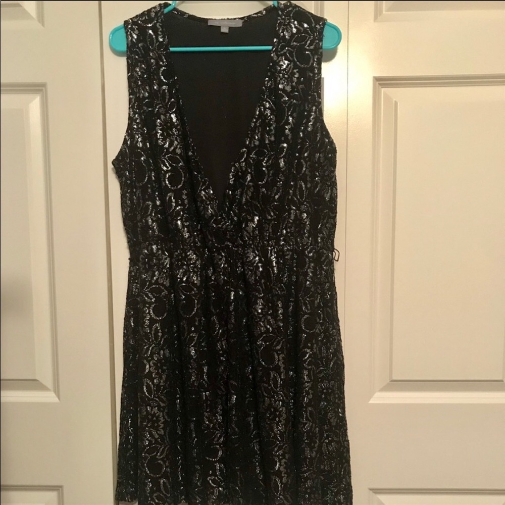Black and Silver Cocktail dress